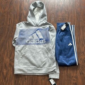 New with tags Boys Adidas set size Large 14/16